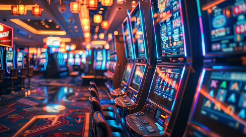 Tangkapan layar aplikasi wisdomtoto yang menampilkan menu slot games dan live dealer